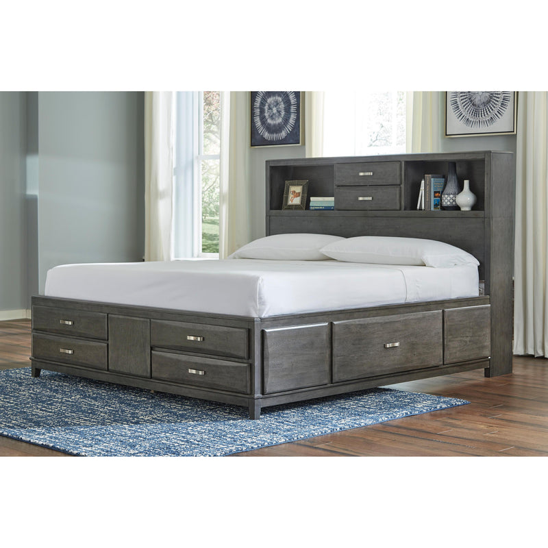  Signature Design by Ashley Caitbrook B476B26 8 pc Queen Bookcase Storage Bedroom Set IMAGE 2