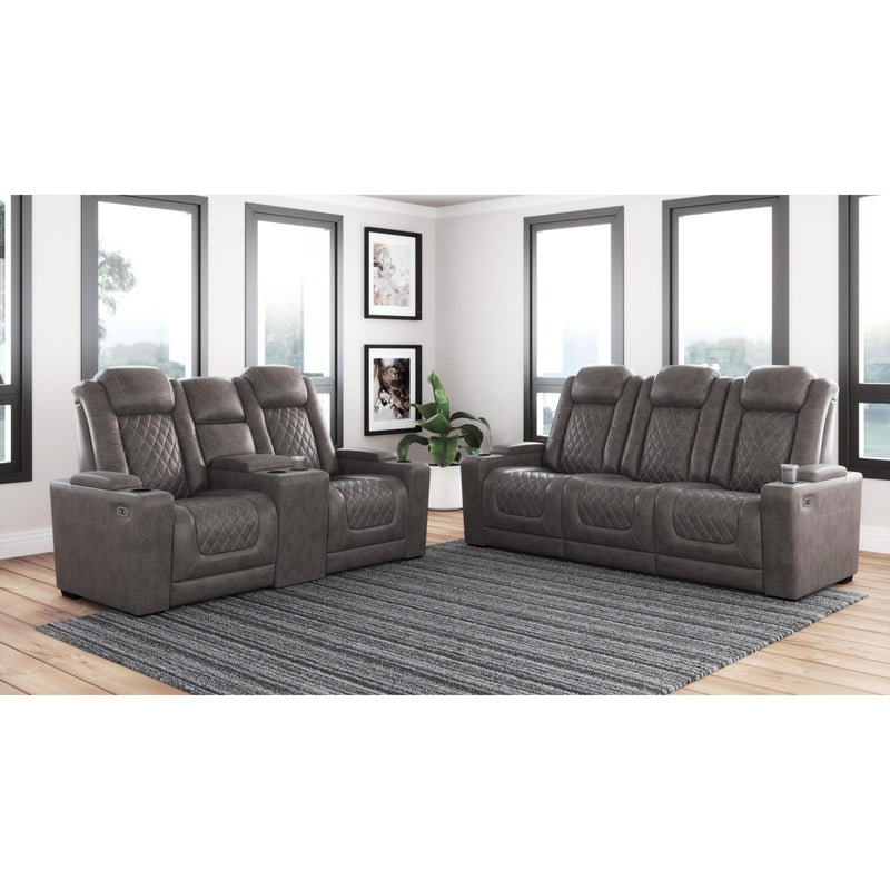 Signature Design by Ashley HyllMont 93003U2 2 pc Power Reclining Living Room Set IMAGE 2