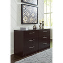  Signature Design by Ashley Flannia EB3392 4 pc Queen Platform Bedroom Set IMAGE 3