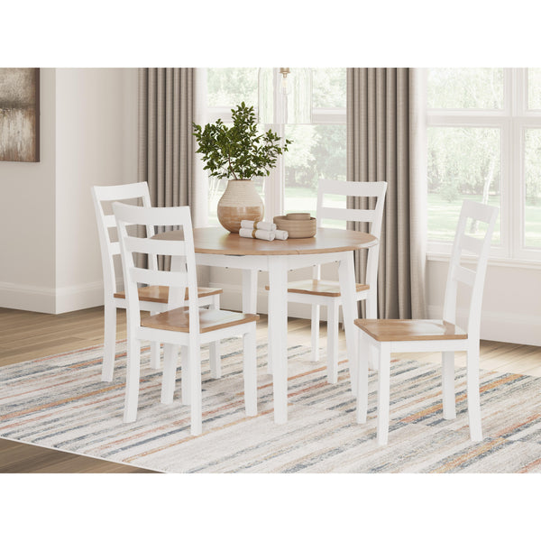 Signature Design by Ashley Gesthaven D398D4 3 pc Dining Set IMAGE 1