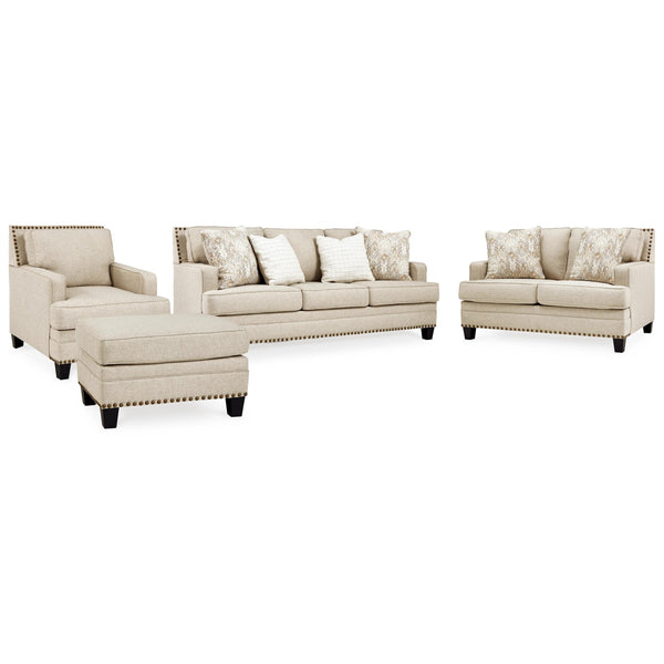 Benchcraft Claredon 15602U5 4 pc Sofa, Loveseat, Chair and Ottoman Set IMAGE 1