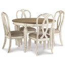 Signature Design by Ashley Realyn D743D2 5 pc Dining Set IMAGE 1