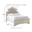  Signature Design by Ashley Realyn B743B27 7 pc Full Panel Bedroom Set IMAGE 10