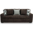  Signature Design by Ashley Midnight-Madness 98104 2 pc Living Room Set - Chocolate IMAGE 2