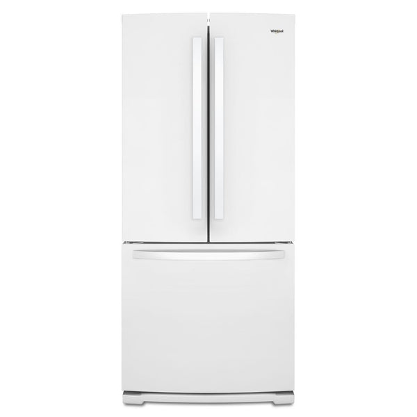 Whirlpool 30-inch, 19.68 cu.ft. Freestanding French 3-Door Refrigerator with FreshFlow™ Air Filter WRF560SFHW IMAGE 1