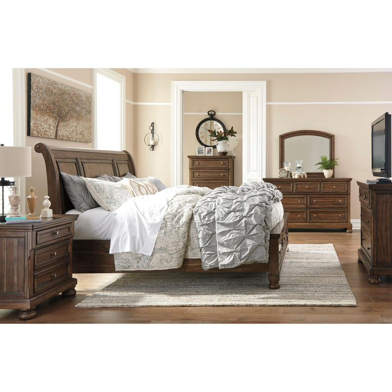 Signature Design by Ashley Flynnter California King Sleigh Bed with Storage B719-78/B719-76/B719-95 IMAGE 8