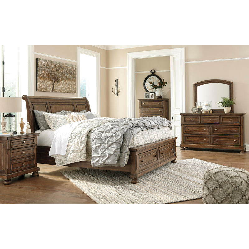 Signature Design by Ashley Flynnter California King Sleigh Bed with Storage B719-78/B719-76/B719-95 IMAGE 9