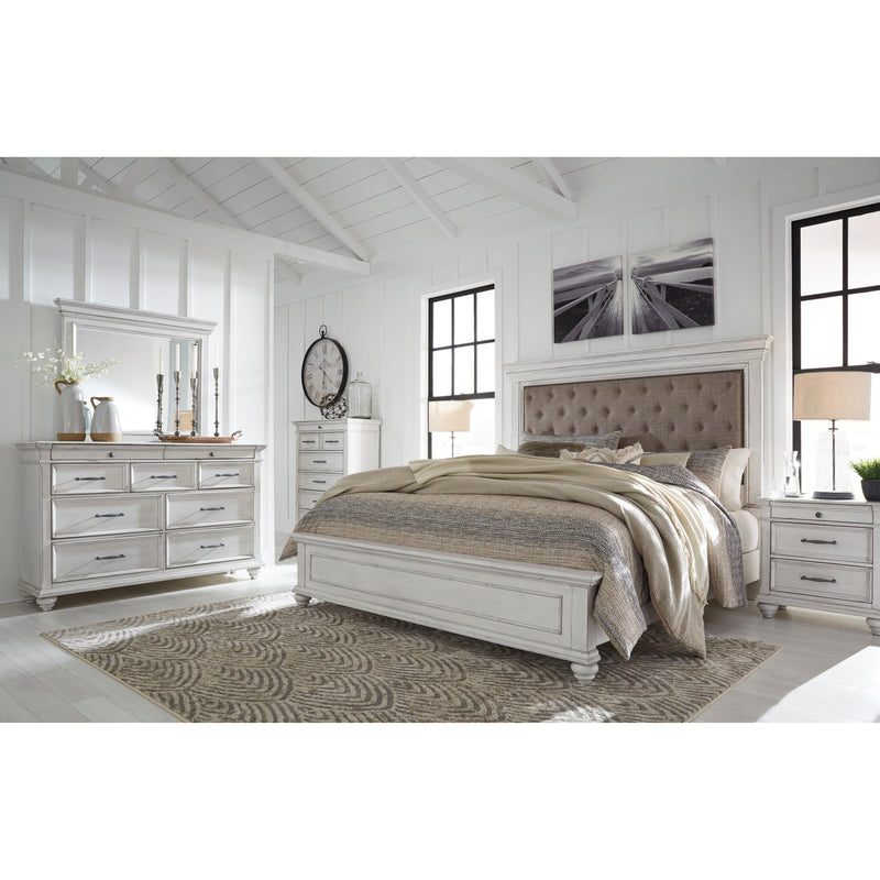 Benchcraft Kanwyn California King Upholstered Panel Bed B777-158/B777-56/B777-94 IMAGE 8