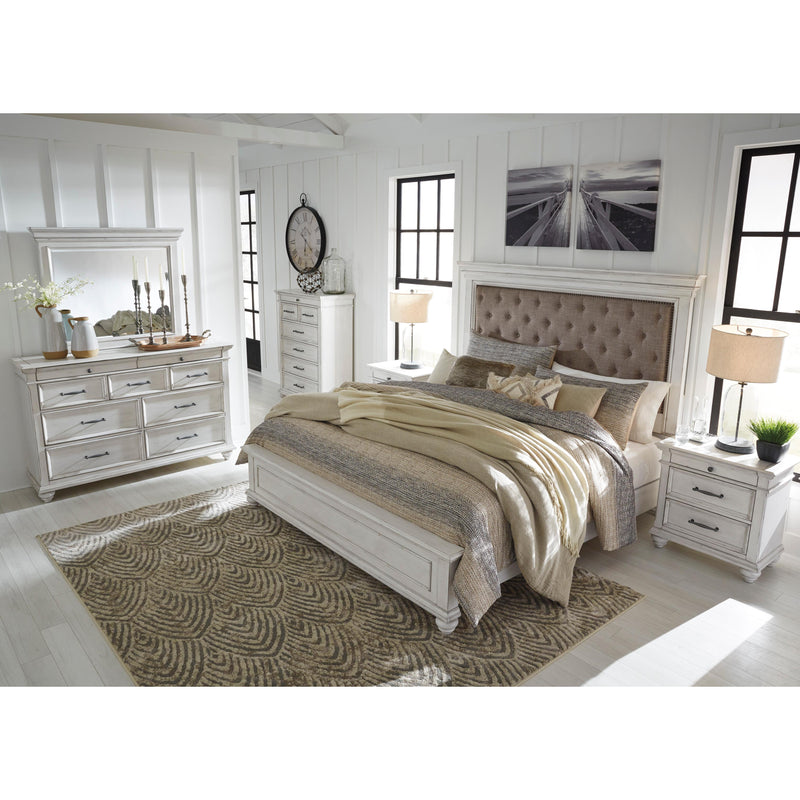 Benchcraft Kanwyn California King Upholstered Panel Bed B777-158/B777-56/B777-94 IMAGE 9