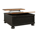  Signature Design by Ashley Valebeck Lift Top Cocktail Table T468-00 IMAGE 2