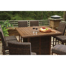 Signature Design by Ashley Paradise Trail P750-665 Square Bar Table with Fire Pit IMAGE 10