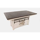 Jofran Madison County Adjustable Height Dining Table with Pedestal Base 1706-72T/1706-72B IMAGE 3