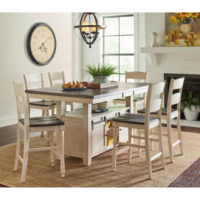 Jofran Madison County Adjustable Height Dining Table with Pedestal Base 1706-72T/1706-72B IMAGE 7