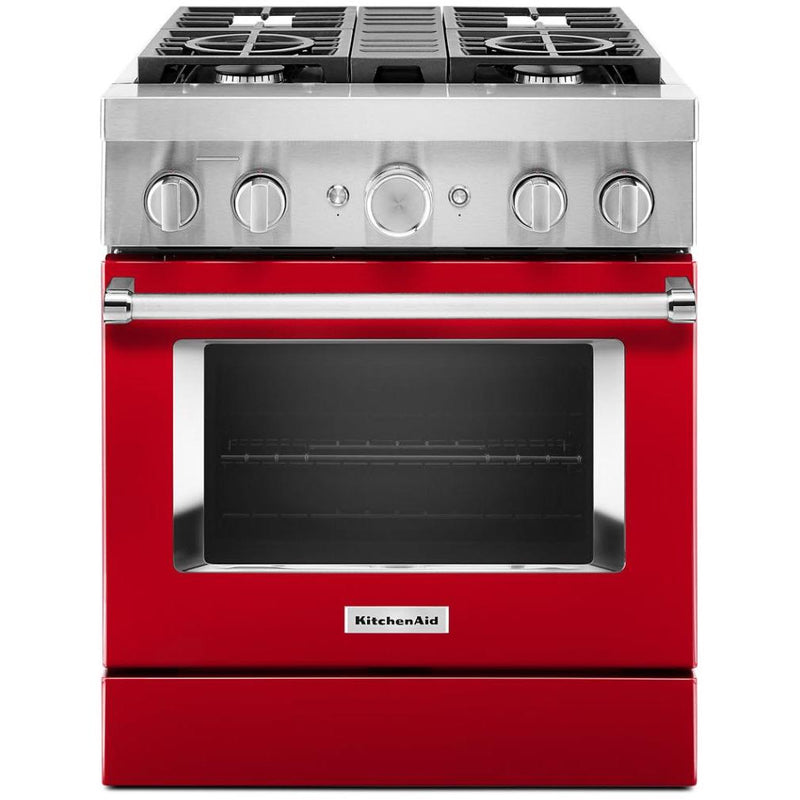 KitchenAid 30-inch Freestanding Dual Fuel Range with Even-Heat™ True Convection KFDC500JPA IMAGE 1