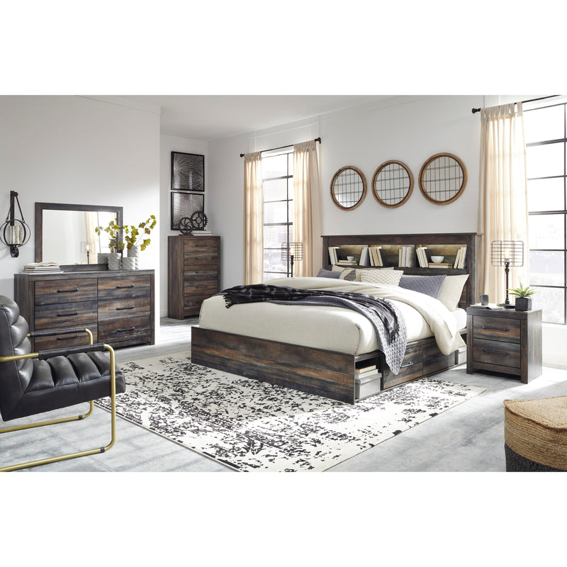 Signature Design by Ashley Drystan King Bookcase Bed with Storage B211-69/B211-56/B211-60/B211-60/B100-14 IMAGE 6