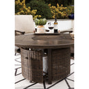  Signature Design by Ashley Paradise Trail P750-776 Round Fire Pit Table IMAGE 10
