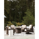  Signature Design by Ashley Paradise Trail P750-776 Round Fire Pit Table IMAGE 12