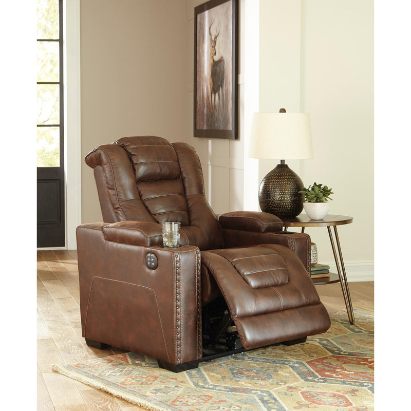 Signature Design by Ashley Owner's Box 2450513 Power Recliner with Adjustable Headrest IMAGE 10