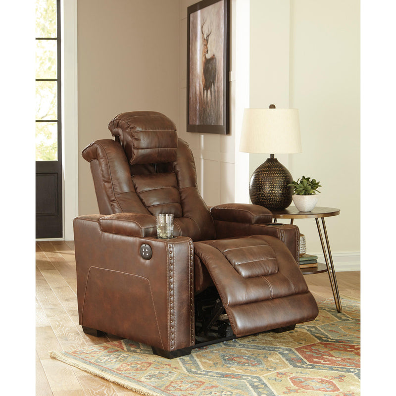 Signature Design by Ashley Owner's Box 2450513 Power Recliner with Adjustable Headrest IMAGE 11