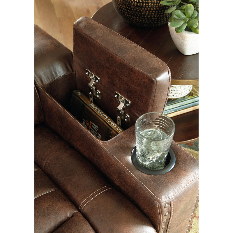 Signature Design by Ashley Owner's Box 2450513 Power Recliner with Adjustable Headrest IMAGE 12