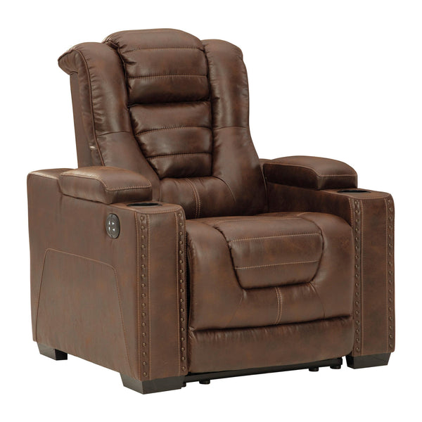 Signature Design by Ashley Owner's Box 2450513 Power Recliner with Adjustable Headrest IMAGE 1