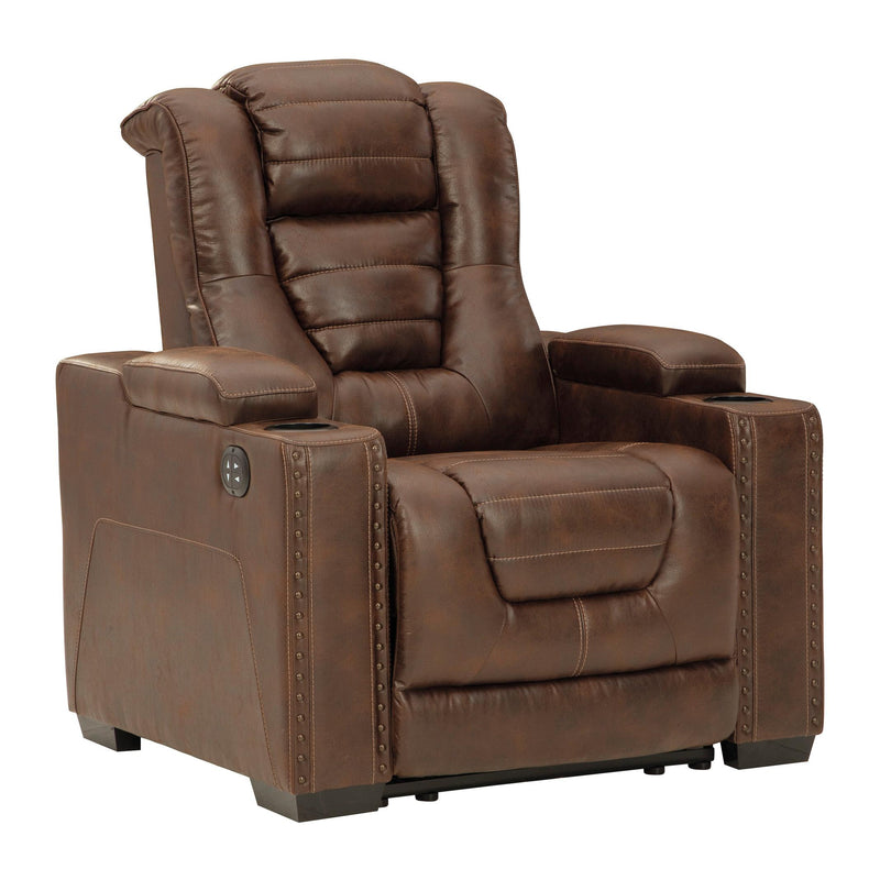 Signature Design by Ashley Owner's Box 2450513 Power Recliner with Adjustable Headrest IMAGE 1