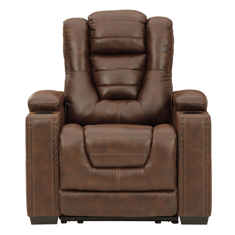 Signature Design by Ashley Owner's Box 2450513 Power Recliner with Adjustable Headrest IMAGE 3