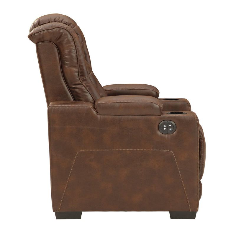 Signature Design by Ashley Owner's Box 2450513 Power Recliner with Adjustable Headrest IMAGE 4