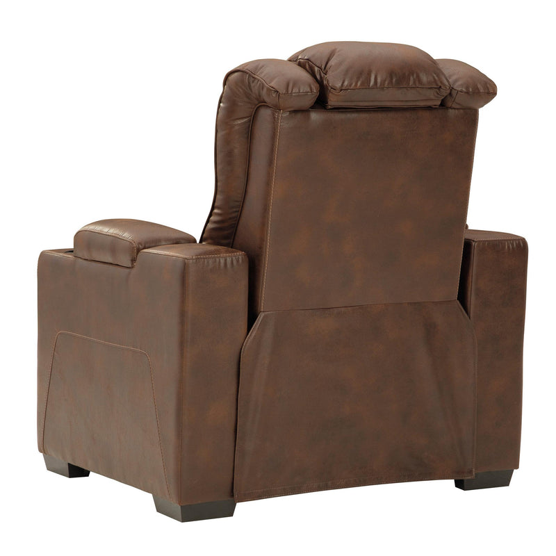 Signature Design by Ashley Owner's Box 2450513 Power Recliner with Adjustable Headrest IMAGE 5