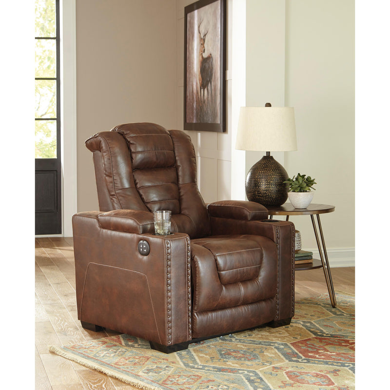 Signature Design by Ashley Owner's Box 2450513 Power Recliner with Adjustable Headrest IMAGE 9