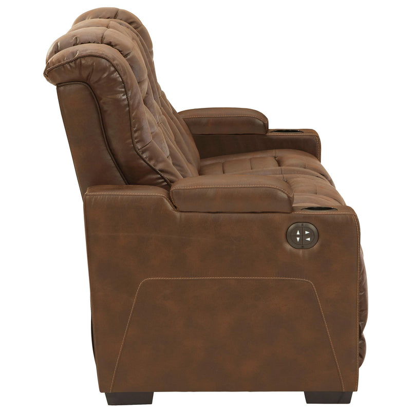 Signature Design by Ashley Owner's Box 2450515 Power Reclining Sofa with Adjustable Headrest IMAGE 4