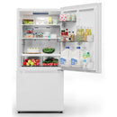 Midea 30-inch, 18.7 cu. ft. Bottom Freezer Refrigerator MRB19B7AWW IMAGE 2