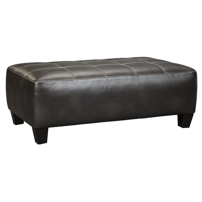 Signature Design by Ashley Nokomis Leather Look Ottoman 8772108 IMAGE 1