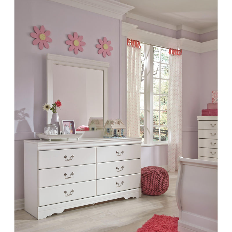 Signature Design by Ashley Anarasia 6-Drawer Dresser with Mirror B129-31/B129-36 IMAGE 3