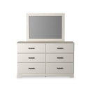 Signature Design by Ashley Stelsie 6-Drawer Dresser with Mirror B2588-31/B2588-36 IMAGE 2