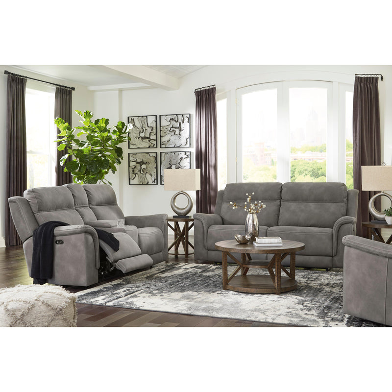 Signature Design by Ashley Next-Gen DuraPella Power Reclining Fabric Loveseat with Console 5930118C IMAGE 13