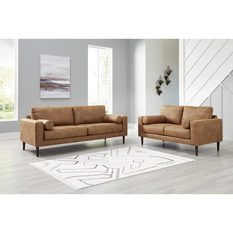 Signature Design by Ashley Telora Stationary Leather Look Loveseat 4100235 IMAGE 6