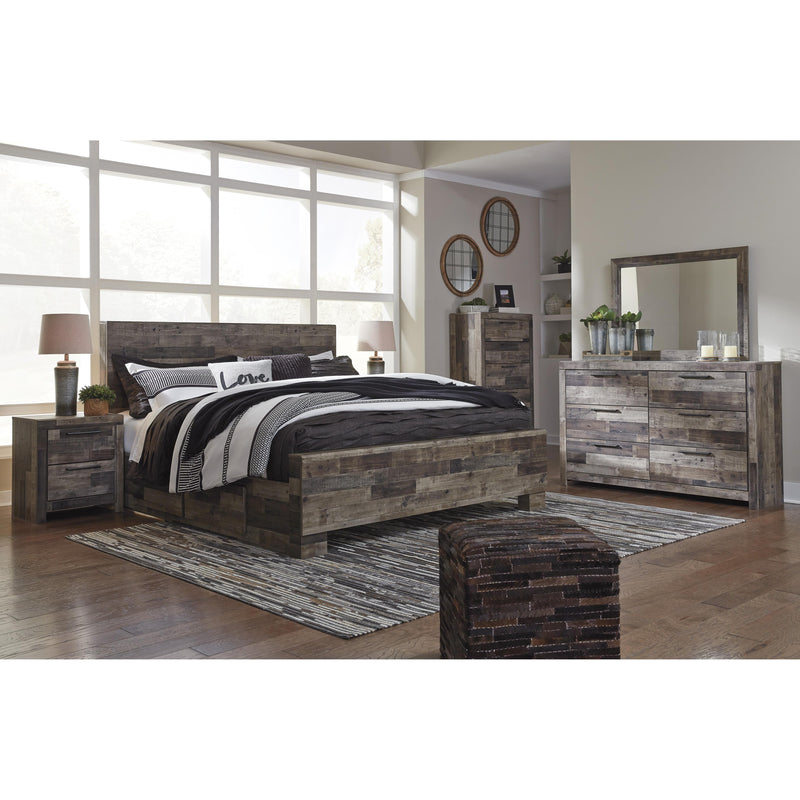 Signature Design by Ashley Derekson B200B44 King Panel Bed with 2 Side Storage IMAGE 3