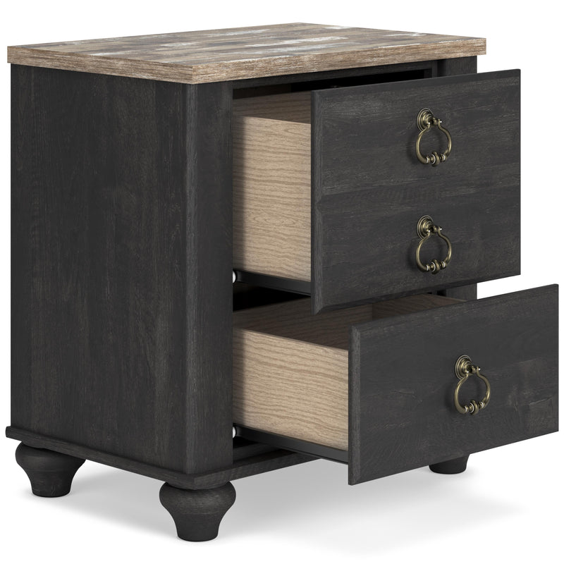 Signature Design by Ashley Nanforth 2-Drawer Nightstand B3670-92 IMAGE 2