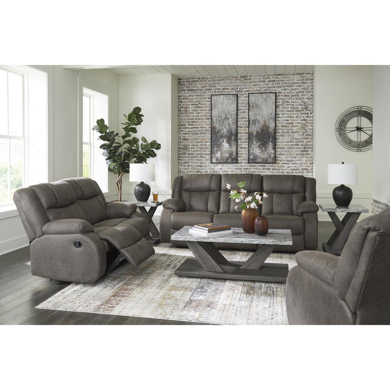 Signature Design by Ashley First Base Reclining Leather Look Loveseat 6880486C IMAGE 11