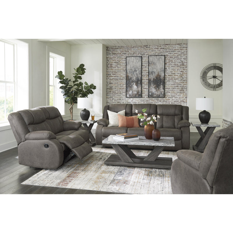 Signature Design by Ashley First Base Reclining Leather Look Loveseat 6880486C IMAGE 12