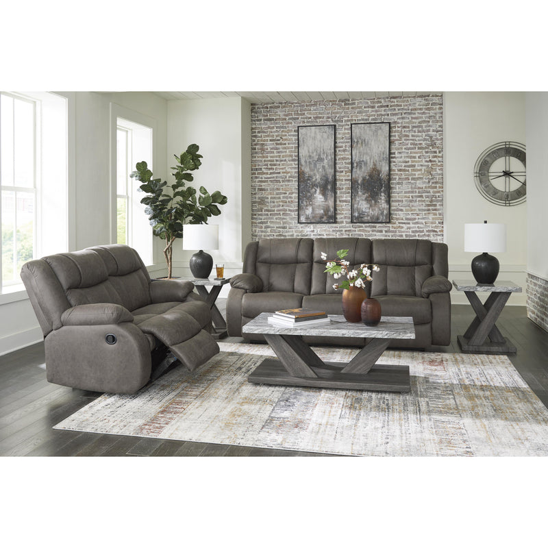 Signature Design by Ashley First Base Reclining Leather Look Loveseat 6880486C IMAGE 9