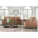 Signature Design by Ashley Bolsena Stationary Leather Match Loveseat 5560335C IMAGE 7