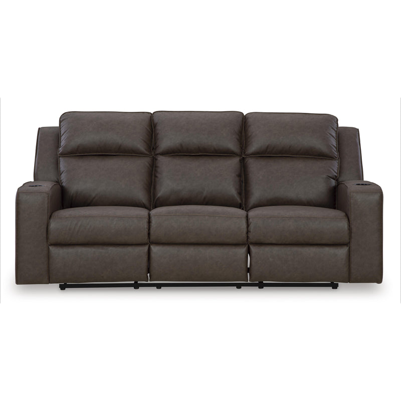 Signature Design by Ashley Lavenhorne Reclining Leather Look Sofa 6330689C IMAGE 3