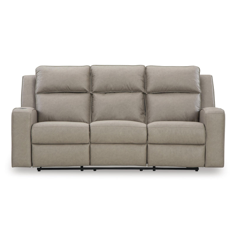 Signature Design by Ashley Lavenhorne Reclining Leather Look Sofa 6330789C IMAGE 3