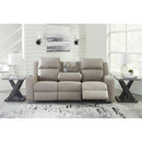 Signature Design by Ashley Lavenhorne Reclining Leather Look Sofa 6330789C IMAGE 6