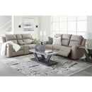 Signature Design by Ashley Lavenhorne Reclining Leather Look Loveseat with Console 6330794C IMAGE 11
