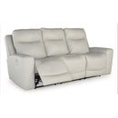 Signature Design by Ashley Mindanao Power Reclining Leather Match Sofa U5950515C IMAGE 2