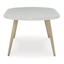 Signature Design by Ashley Seton Creek P798-625 Oval Dining Table with Umbrella Option IMAGE 3