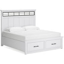 Benchcraft Ashbryn California King Panel Bed with Storage B844-58/B844-56S/B844-94 IMAGE 1